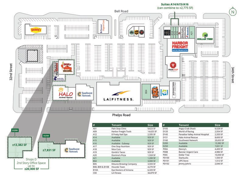 3249 E Bell Rd, Phoenix, AZ à louer - Photo de l’immeuble – Image 2 sur 8