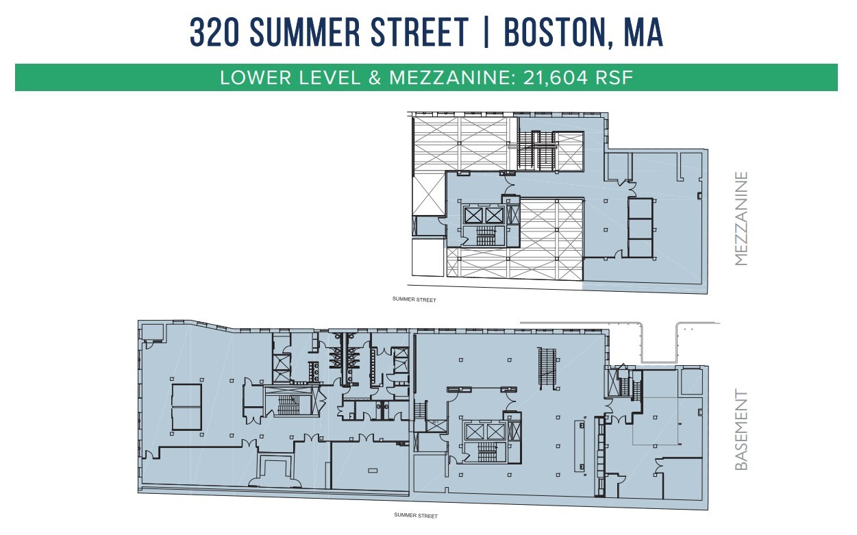 320 Summer St, Boston, MA à louer Plan d’étage– Image 1 sur 1