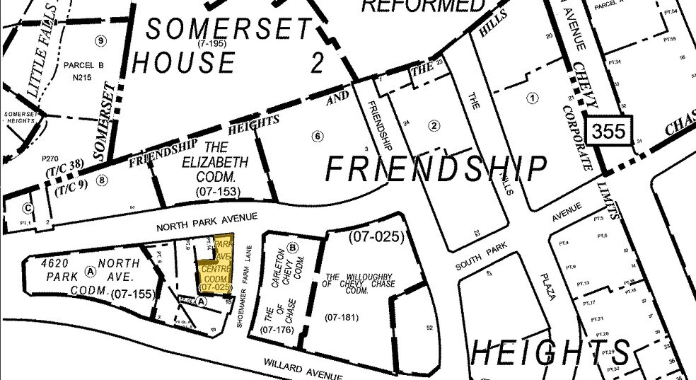 4600 N Park Ave, Chevy Chase, MD à vendre - Plan cadastral – Image 2 sur 60