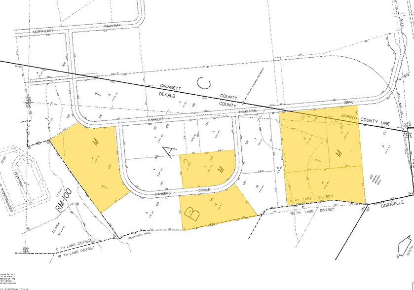 2755 Bankers Industrial Dr, Atlanta, GA à louer - Plan cadastral – Image 2 sur 9