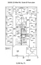 35050-35054 23 Mile Rd, New Baltimore, MI à louer Plan d’étage– Image 1 sur 1