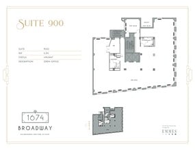 1674 Broadway, New York, NY à louer Plan de site– Image 1 sur 15