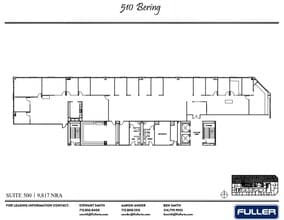 510 Bering Dr, Houston, TX à louer Plan d’étage– Image 1 sur 1