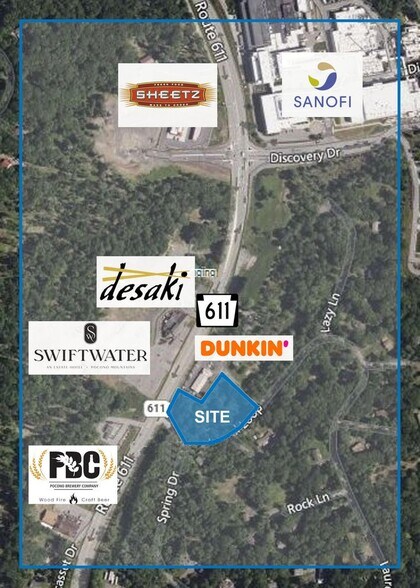 Route 611 & Laurel Court, Swiftwater, PA à vendre - Photo de l’immeuble – Image 2 sur 2