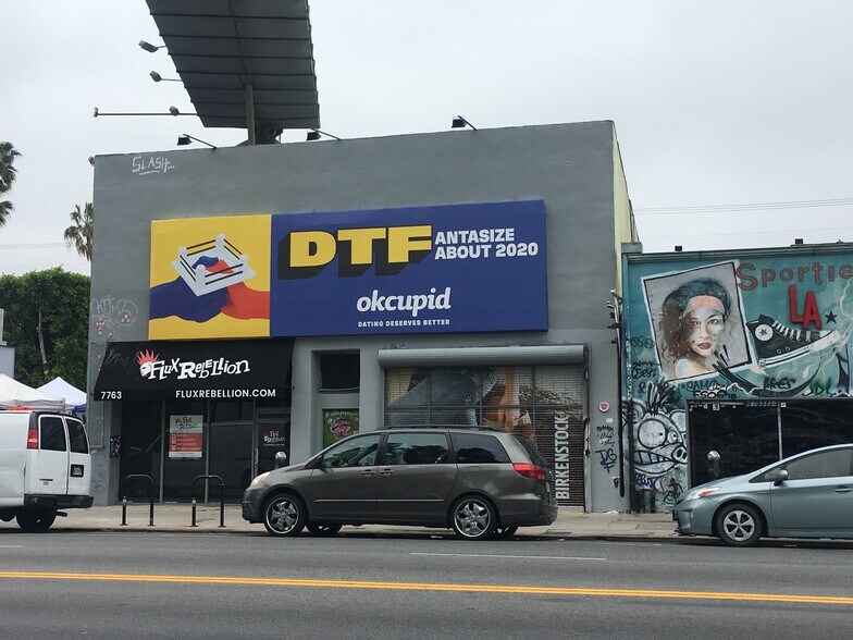 7761-7763 Melrose Ave, Los Angeles, CA à louer - Photo principale – Image 1 sur 6