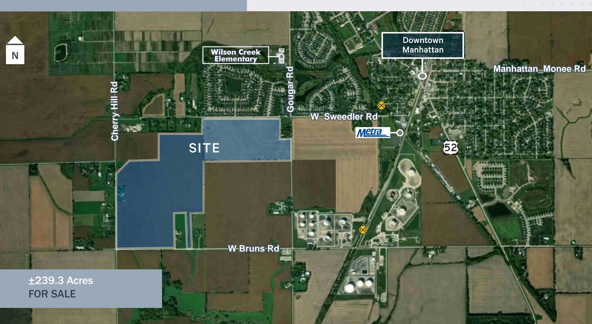 NEC OF BRUNS ROAD & CHERRY HILL ROAD, Manhattan, IL à vendre Photo principale– Image 1 sur 4