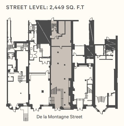 2090-2130 de la Montagne, Montréal, QC à louer Plan d’étage– Image 1 sur 1