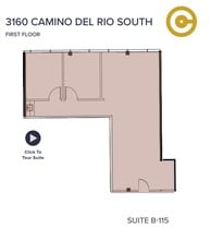 3110 Camino del Rio S, San Diego, CA à louer Plan d’étage– Image 1 sur 1