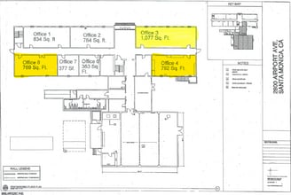 2800 Airport Ave, Santa Monica, CA à louer Plan d’étage– Image 1 sur 4