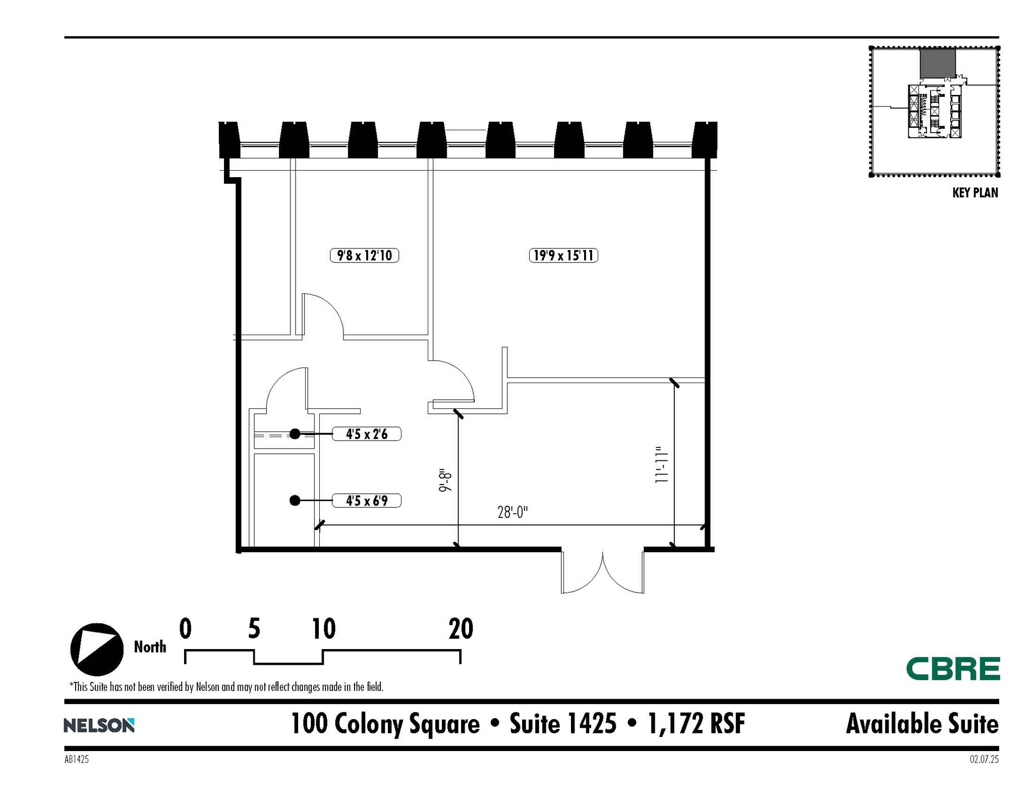 1175 Peachtree St NE, Atlanta, GA à louer Plan d’étage– Image 1 sur 1