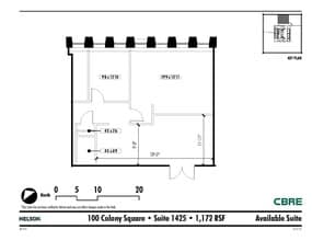 1175 Peachtree St NE, Atlanta, GA à louer Plan d’étage– Image 1 sur 1