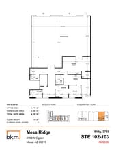 4215 E McDowell Rd, Mesa, AZ à louer Plan d’étage– Image 1 sur 1