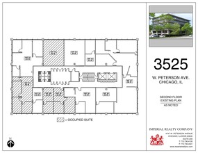 3525 W Peterson Ave, Chicago, IL à louer Plan de site– Image 1 sur 1