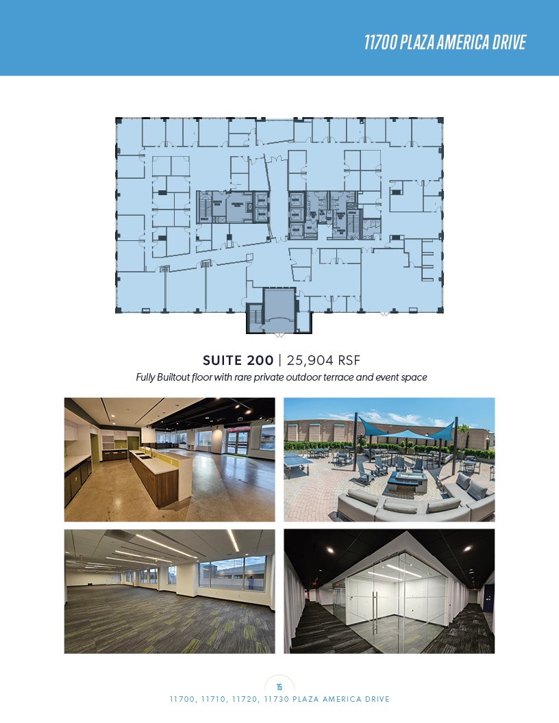 11700 Plaza America Dr, Reston, VA à louer Plan d’étage– Image 1 sur 1