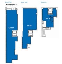 16 Murray St, New York, NY à louer Plan d’étage– Image 2 sur 2