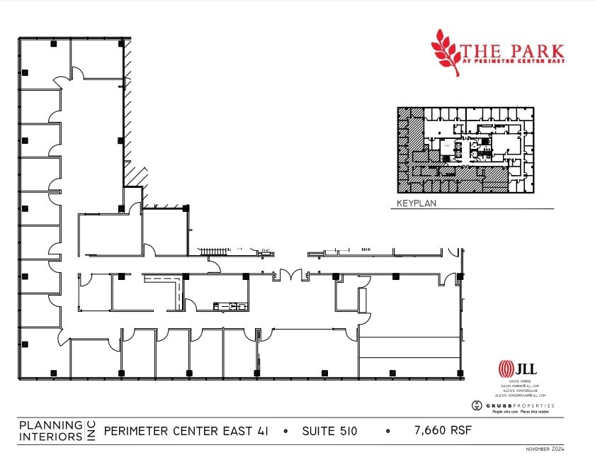 41 Perimeter Ctr E, Atlanta, GA à louer Plan d’étage– Image 1 sur 1