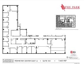 41 Perimeter Ctr E, Atlanta, GA à louer Plan d’étage– Image 1 sur 1