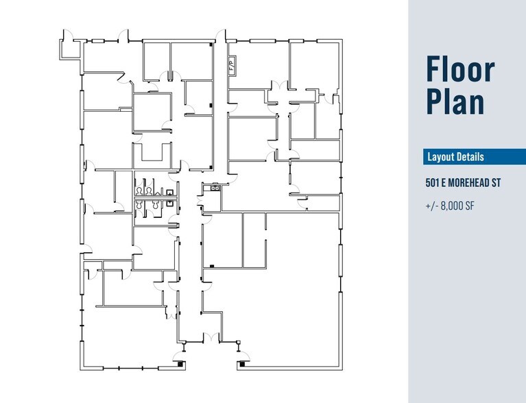435 & 501 E MOREHEAD ST portefeuille de 2 biens à vendre sur LoopNet.fr - Plan d’étage – Image 2 sur 7