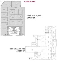 2200 E Route 66, Glendora, CA à louer Plan d’étage– Image 1 sur 1