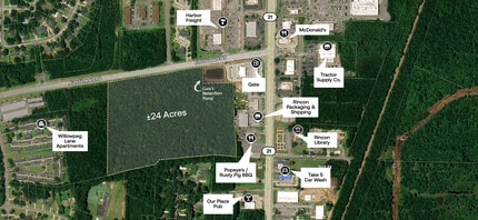 000 Fort Howard Rd, Rincon, GA - VUE AÉRIENNE vue de carte - Image1