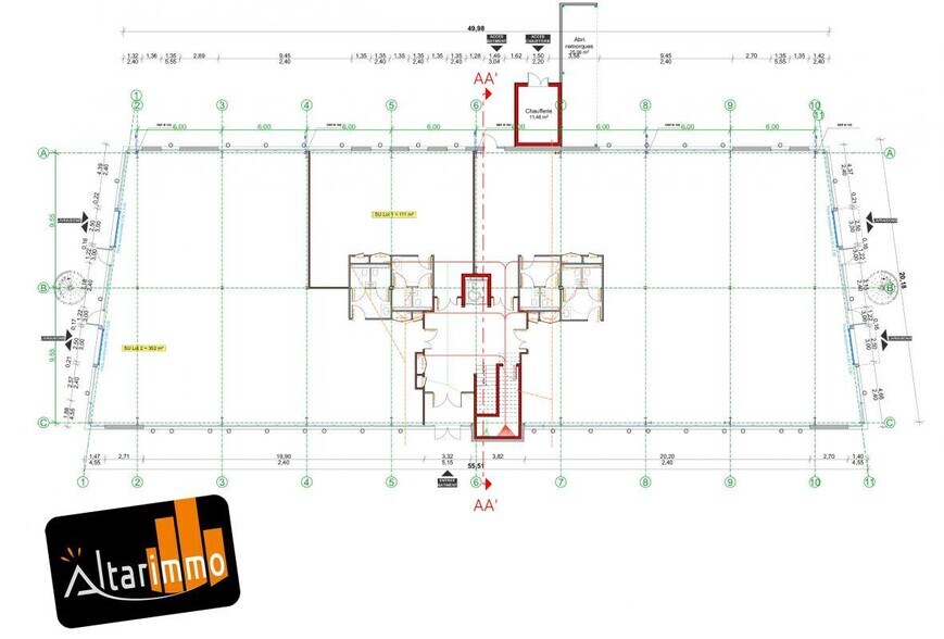 Bureau dans Chartres à louer - Plan d’étage – Image 3 sur 11