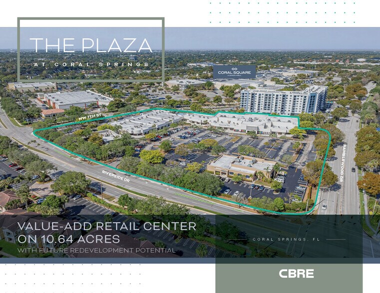 850 Riverside Dr, Coral Springs, FL à vendre - Photo principale – Image 1 sur 7
