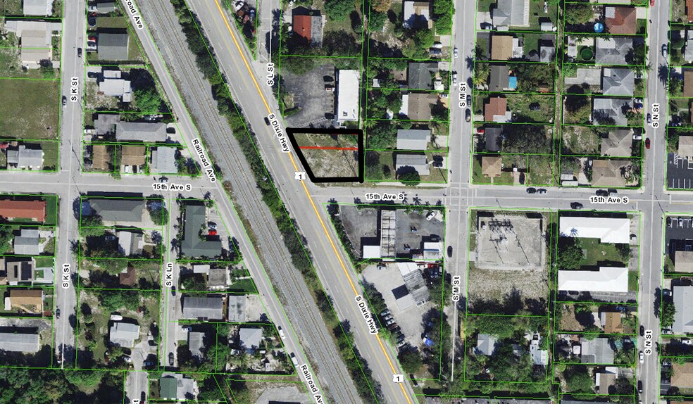 1442 S Dixie Hwy, Lake Worth, FL à vendre - Plan cadastral – Image 2 sur 3