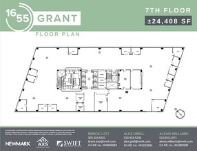 1655 Grant St, Concord, CA à louer Plan d’étage– Image 1 sur 1