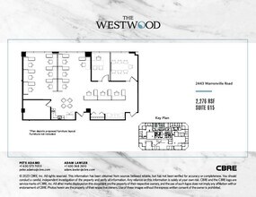 2443 Warrenville Rd, Lisle, IL à louer Plan d’étage– Image 1 sur 1