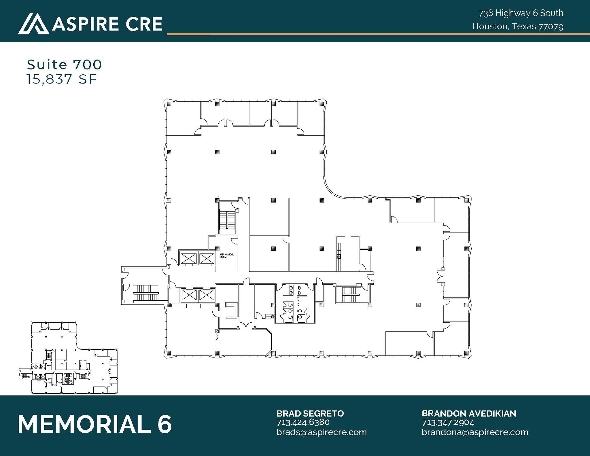 738 Highway 6 S, Houston, TX à louer Plan d’étage– Image 1 sur 1