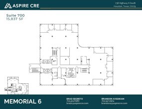 738 Highway 6 S, Houston, TX à louer Plan d’étage– Image 1 sur 1