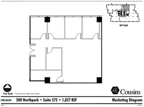 1200 Abernathy Rd NE, Atlanta, GA à louer Plan d’étage– Image 1 sur 1