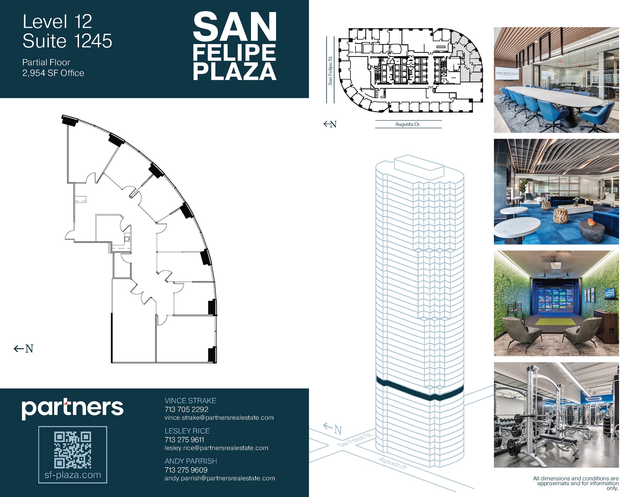 5847 San Felipe St, Houston, TX à louer Plan d’étage– Image 1 sur 2