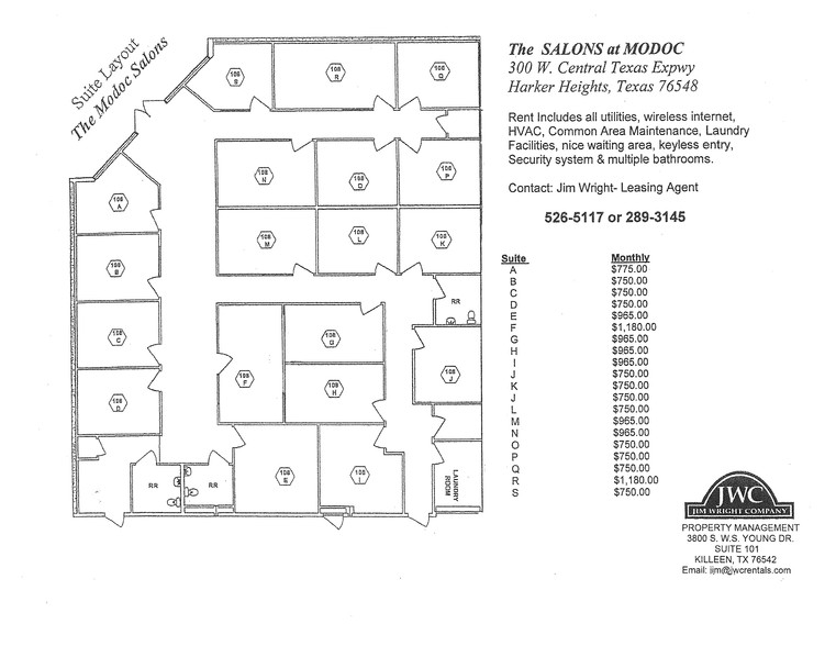 300 W Central Texas Expy, Harker Heights, TX à louer - Plan d’étage – Image 2 sur 3