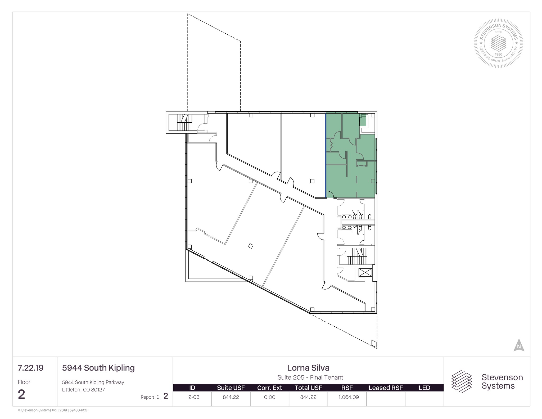 5934 S Kipling St, Littleton, CO à louer Plan de site– Image 1 sur 3