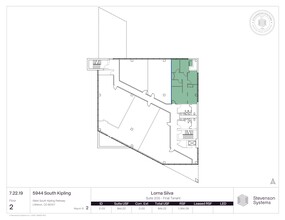 5934 S Kipling St, Littleton, CO à louer Plan de site– Image 1 sur 3