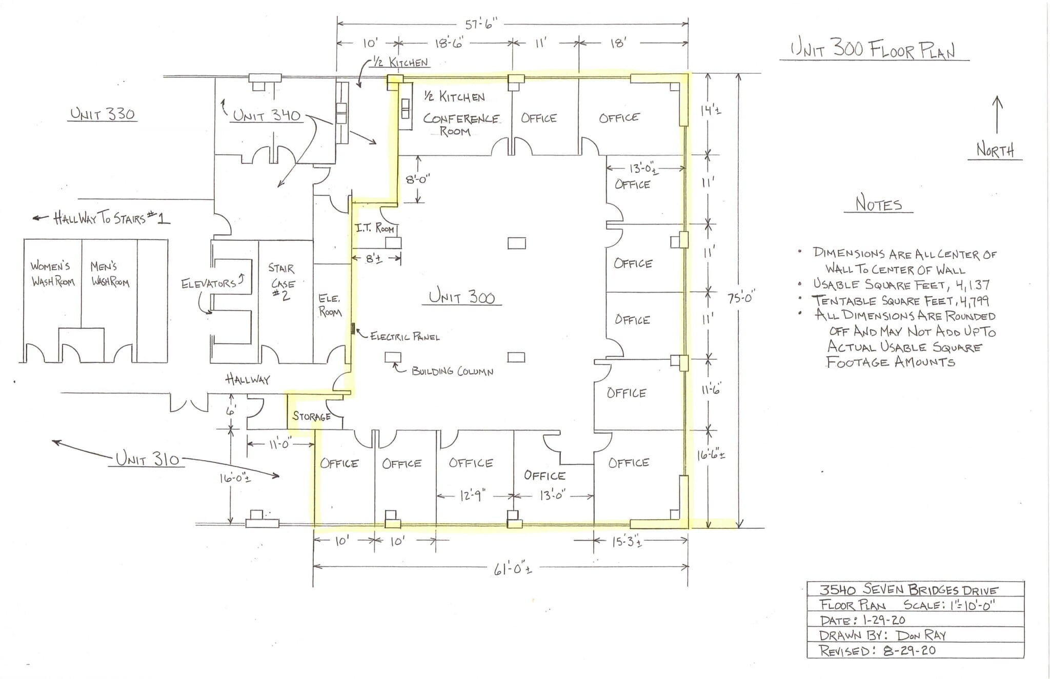 3540 Seven Bridges Dr, Woodridge, IL à louer Plan de site– Image 1 sur 5