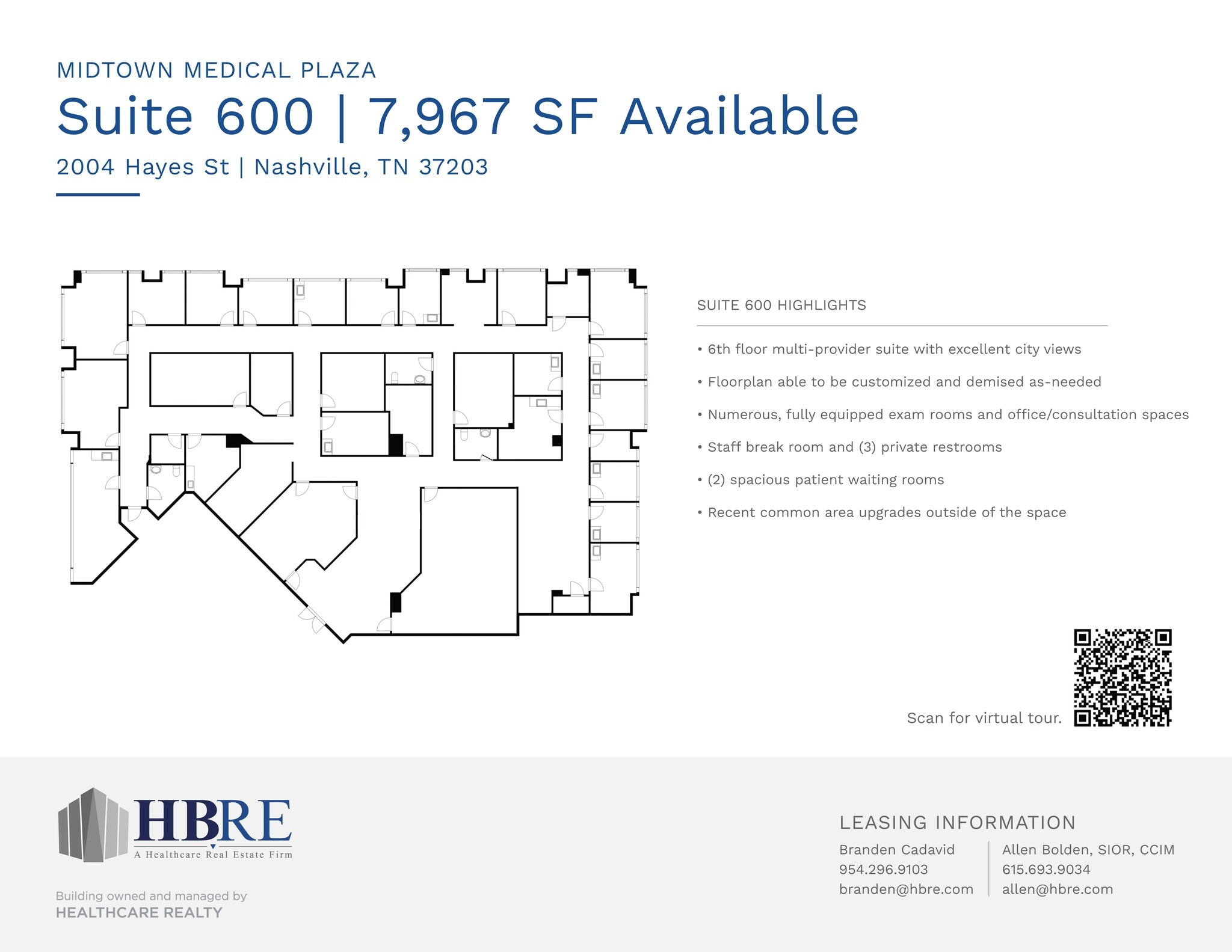2004 Hayes St, Nashville, TN à louer Plan de site– Image 1 sur 1