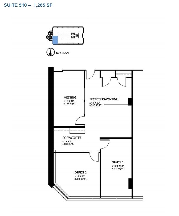 350 Sparks St, Ottawa, ON à louer Plan d’étage– Image 1 sur 1