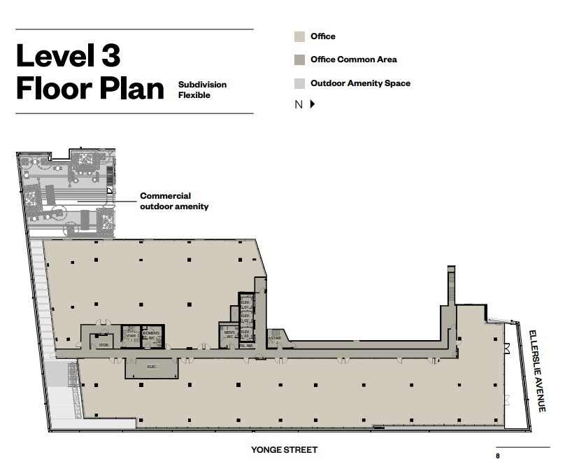 5250 Yonge St, Toronto, ON à louer Plan d’étage– Image 1 sur 1