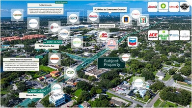 7403 Aloma Ave, Winter Park, FL - VUE AÉRIENNE  vue de carte - Image1