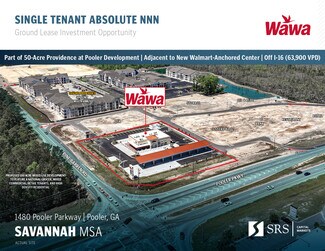 Plus de détails pour 1480 Pooler Pkwy, Pooler, GA - Local commercial à vendre