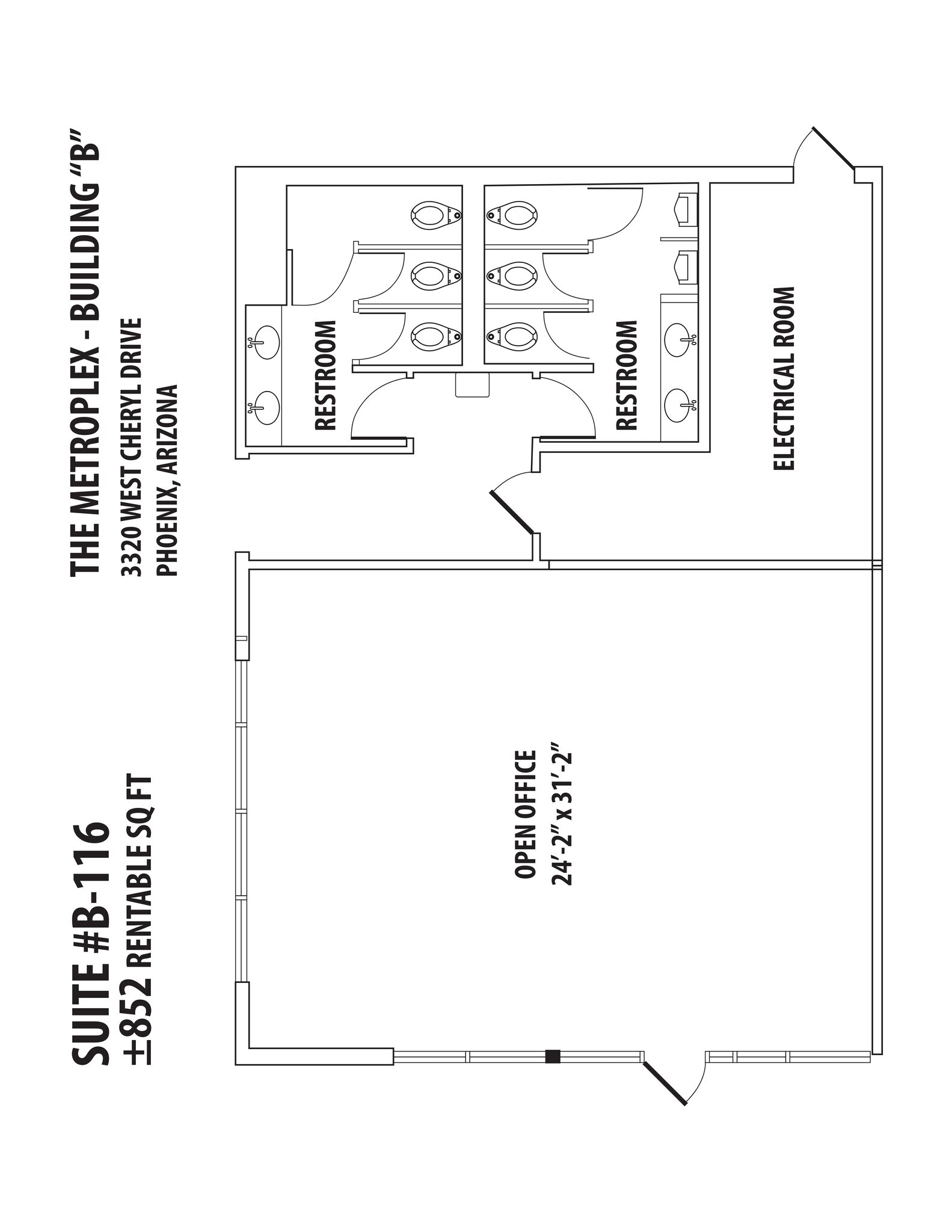 3310-3404 W Cheryl Dr, Phoenix, AZ à louer Plan de site– Image 1 sur 1