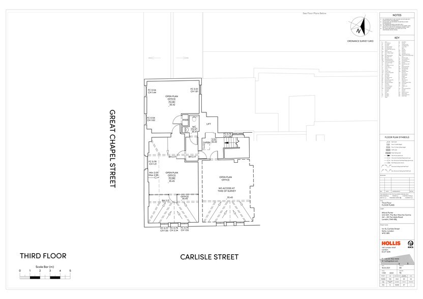 14-15 Carlisle St, Londres à louer - Plan de site – Image 3 sur 4