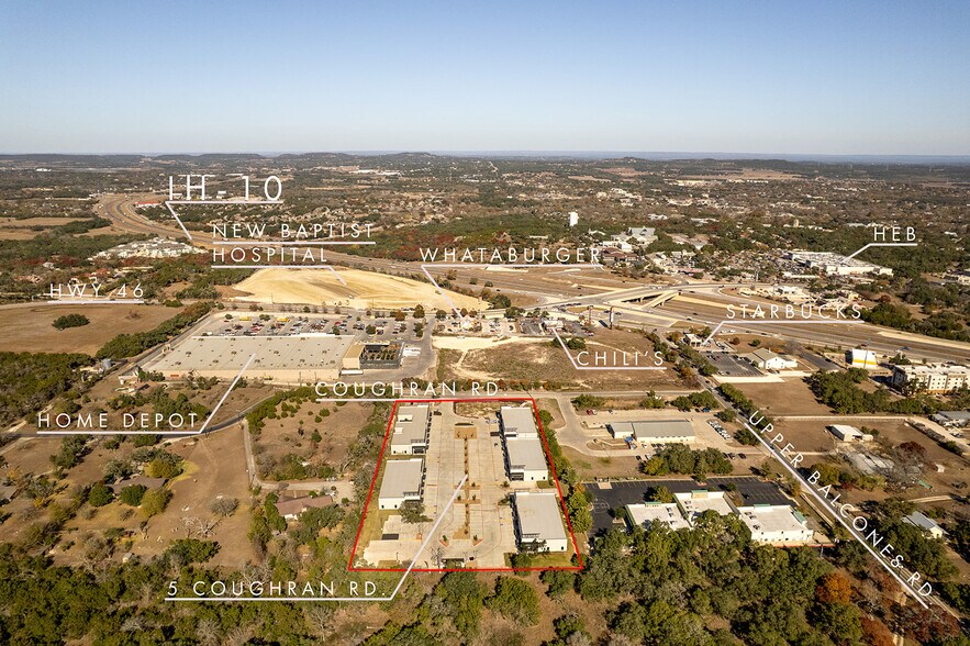 5 Coughran Rd, Boerne, TX à louer - Aérien – Image 2 sur 10