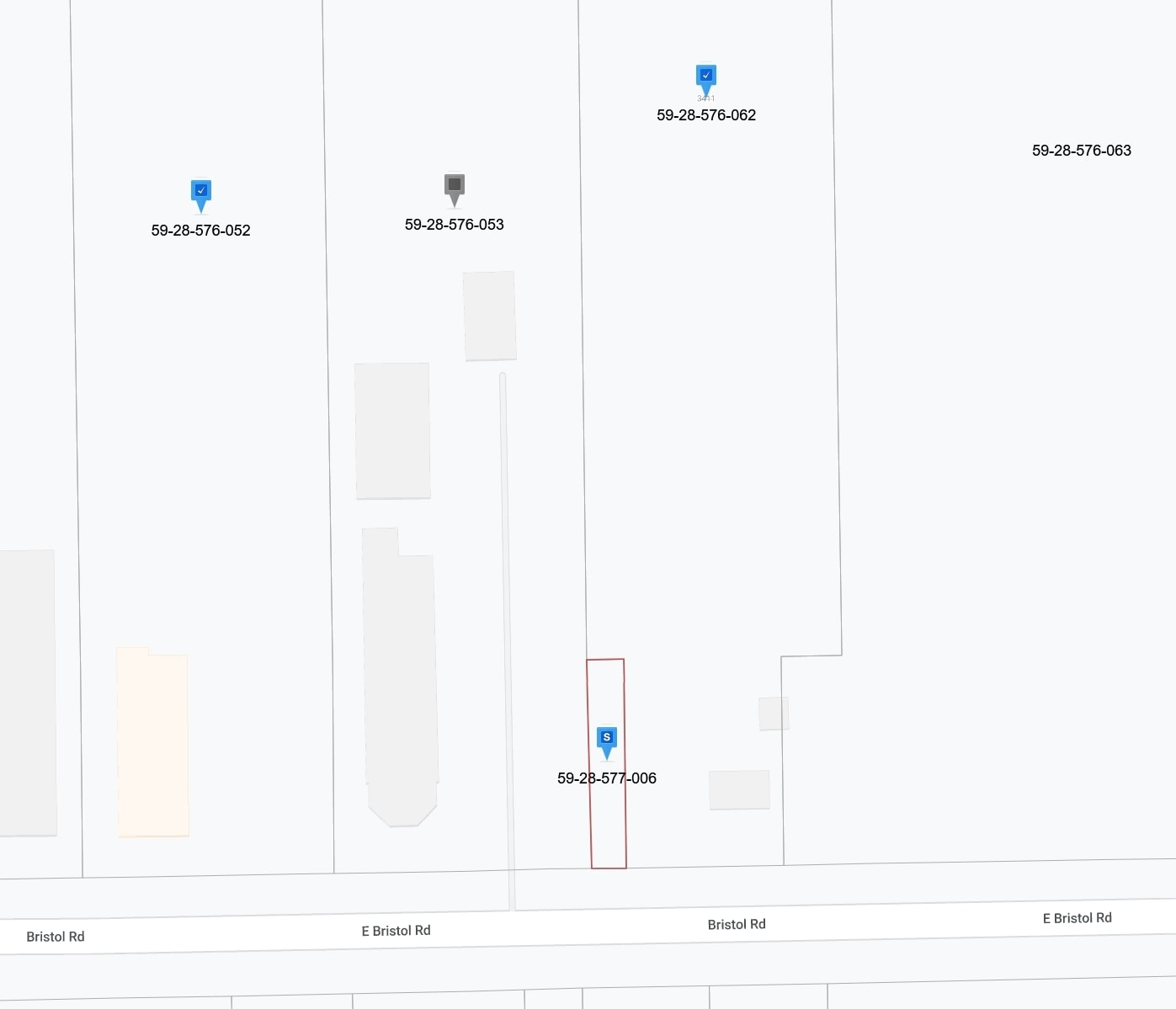 3387 E Bristol Rd -2, Burton, MI à vendre Plan cadastral– Image 1 sur 2