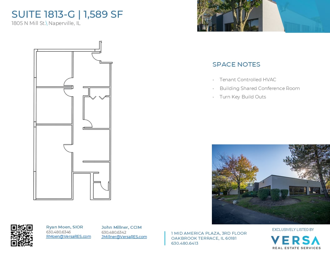 1813 N Mill St, Naperville, IL à louer Plan d’étage– Image 1 sur 1