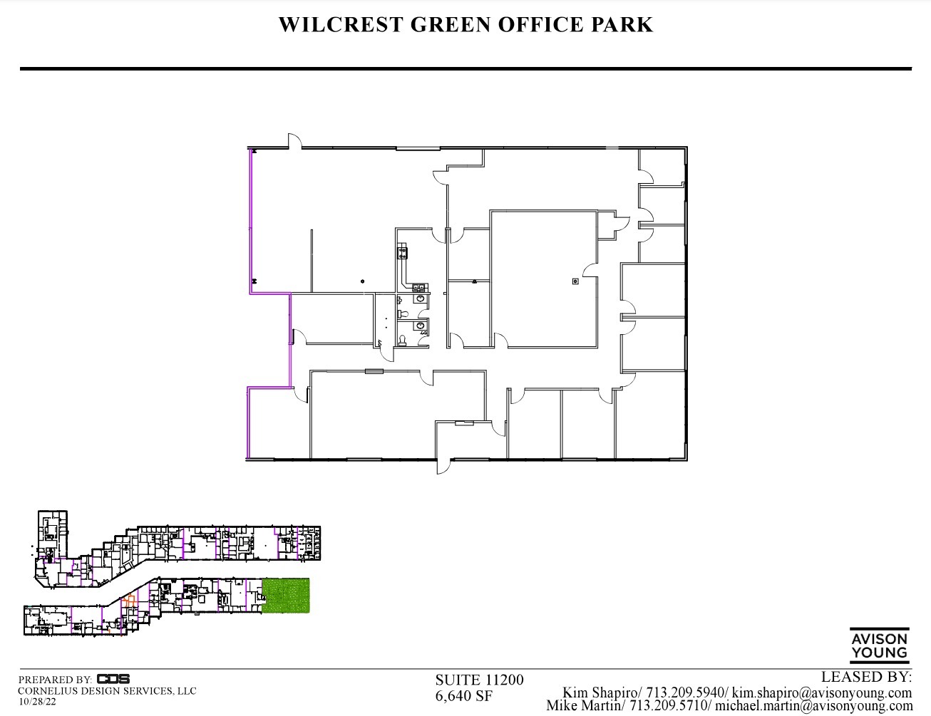 11200-11248 Wilcrest Green Dr, Houston, TX à louer Plan d’étage– Image 1 sur 1