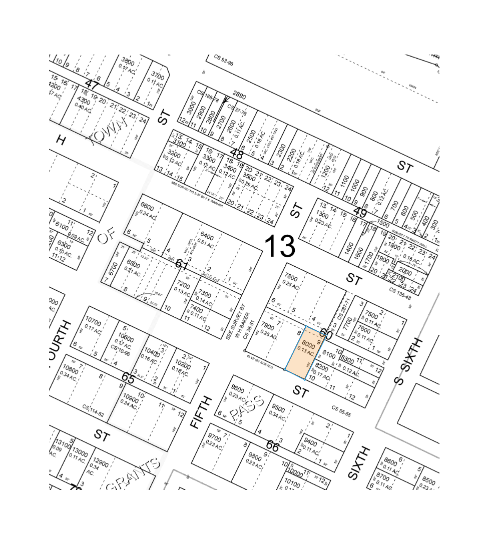 128 SW I St, Grants Pass, OR à louer Plan cadastral– Image 1 sur 5