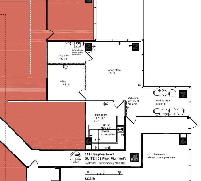 111 Pfingsten Rd, Deerfield, IL à louer Plan d’étage– Image 1 sur 7